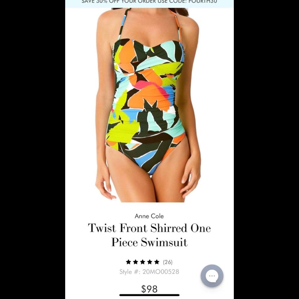 Anne color halter one piece